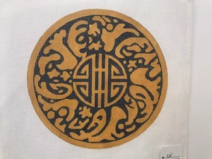 Hand painted needlepoint canvases Asian design - Picture 1 of 2