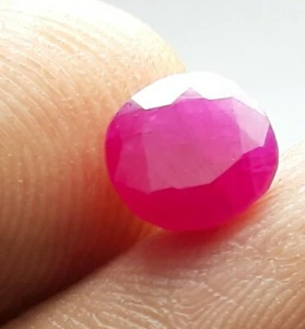 2.65caratss redish pink ruby, faceted gemstone@ jagdalik, AFGHANISTAN. - Picture 1 of 11