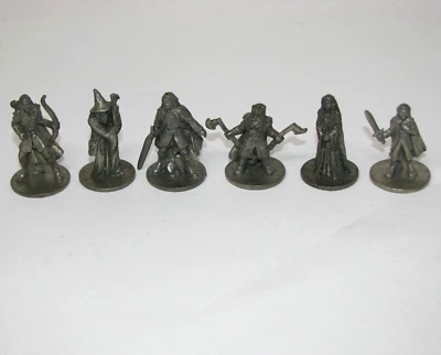 Monopoly Lord of The Rings Replacement 6 TOKENS Pieces  Trilogy Edition 2003 - Image 1 of 3