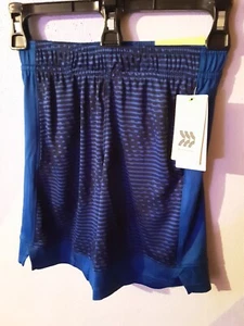 All in Motion Boys' Size S 6/7 Basketball Court Shorts In Blue black Colorful ne - Picture 1 of 4