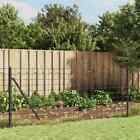Wire Mesh Fence Garden Wire Netting Fence With Flange Galvanised Steel Vidaxl