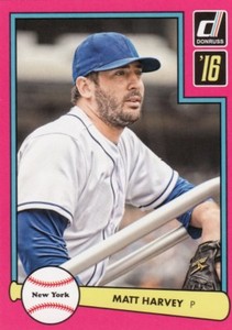 2016 Donruss MATT HARVEY Retail 1982 Pink Border Parallel #17 Mets