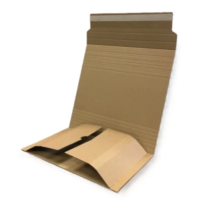 Book Wrap Mailers Kraft Cardboard A4 A5 Mailer Boxes - Secure & Eco Friendly