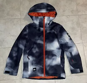QUICKSILVER Dry Flight Tech 10K Snowboard Ski Jacket Kids Size 8 XS Blue Tie Dye - Picture 1 of 3