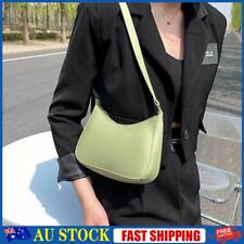 Vintage Women Solid Color PU Shoulder Underarm Bag Hobos Handbags (Green)