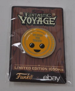 Prendedor Funko Fundays Funtastic Voyage Golden Doubleon In Fun We Trust 2050 2024 LE 1050 - Imagen 1 de 2