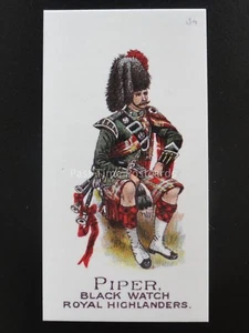 No.34 PIPER BLACKWATCH HIGHLANDERS Types of the British Army REPRO Gallaher 1898 - Picture 1 of 1