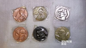 Set Of 6 Star Wars Coins W/ Sleeve California Lottery Promotion Collectible Lot - Picture 1 of 6