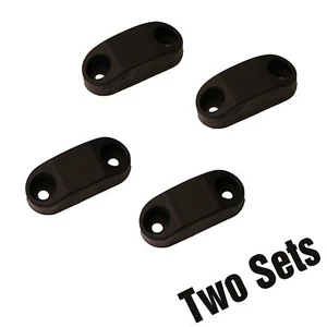 2 Sets - Black RV Trailer Magnetic Door Baggage Door Catch Camper - #1 Strongest - Foto 1 di 2