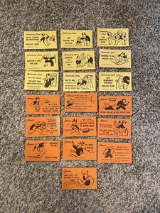 Vintage Monopoly Community Chest Cards Original Game 1930s-40s Parker Brothers - Picture 1 of 1