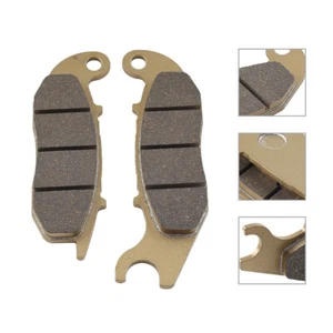 2x Champagne GoldFront Brake Pads Fit For HONDA CRF 250 CRF 300 Rally ABS - Picture 1 of 11