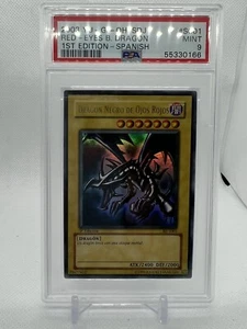 Red-Eyes B. Dragon 1st Ed BIJ-S001 SDJ-001 Spanish Yugioh PSA 9 - MINT US SELLER - Picture 1 of 5