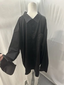 Flex Herren Luxury Collection Italienisches Langarm Hemd mit Knopfleiste, Größe 4XL - Bild 1 von 7
