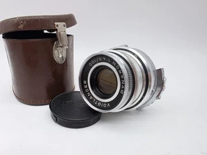 *EXCELLENT* Voigtlander Dynaron 100mm f 4.5 Lens For Prominent + Case, Caps - Picture 1 of 9