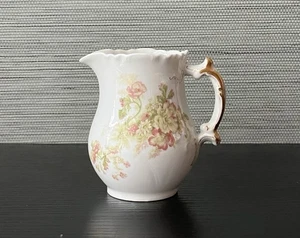 Vintage Haviland France Floral Porcelain Creamer, Marked, 3 1/2" T - Picture 1 of 8