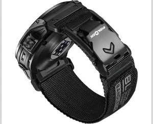 Bandletic Compatible with Garmin Fenix 5 6 7 Watch Band - 22mm Easy-Fit Rugged N - Picture 1 of 5