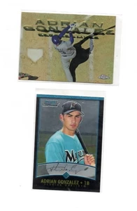 Adrian Gonzalez 2016 Topps Chrome Perspectives  #PC-2 & 2001 BOWN CHROME RC #278 - Picture 1 of 1