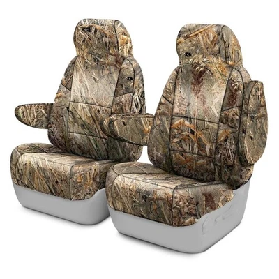 For Cadillac Eldorado 96-02 Mossy Oak 1st Row Camo Duck Blind Custom Seat Covers - Image 1 of 4