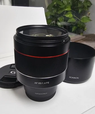 Rokinon AF 85mm F1.4 Auto Focus Lens for Sony E Full Frame *ACT NOW! - Image 1 of 3