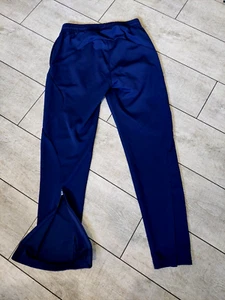 ❤️vintage AS NEW❤️ KAPPA M navy blue white logo print zip leg track jogger pants - Picture 1 of 6