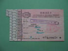 USSR, Ukraine republic 1960s Passenger railroad ticket. Southern Railway