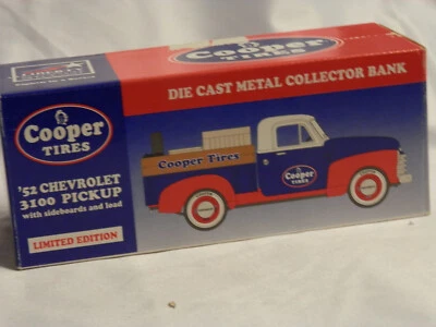 Vintage: Cooper Tires '52 Chevrolet 3100 Pickup Limited edition Liberty SpecCast - Image 1 of 4