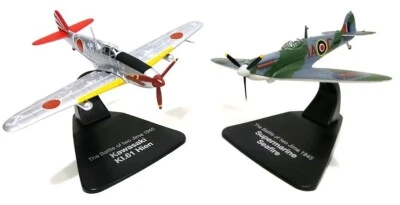 Supermarine Seafire + Kawasaki Ki.61 Hien Battaglia Di Iwo Jima 1:72 Atlas - Immagine 1 di 2