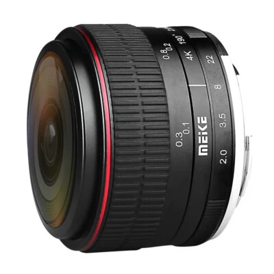 Meike 6,5 mm Ultraweitwinkel F/2,0 Circular Fisheye Objektiv für Sony A7 A6000, A6300, Nex3 - Bild 1 von 4