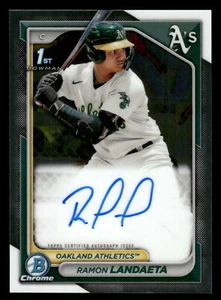 2024 Bowman Chrome RAMON LANDAETA PROSPECT AUTO 1ST #CPA-RLA - Picture 1 of 2
