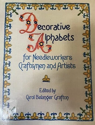 Decorative Alphabets  for needleworkers craftsmen & artists  Carol B Grafton - Image 1 of 4