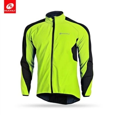 Hombres Ciclismo Invierno Chaqueta Cálida Impermeable MTB Bicicleta A Prueba de Viento Camisetas Foto 1 de 4