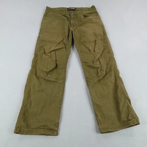 Hawx Pants Mens 36x30 Brown Ripstop Work Utility Carpenter Cargo Outdoors Flex ^ - Picture 1 of 21