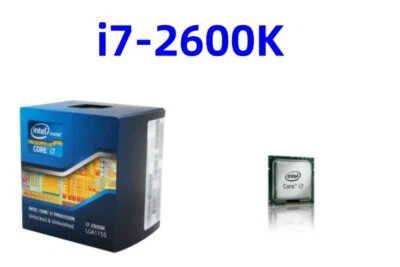 Procesador Intel Core i7-2600K 3,4 GHz cuatro núcleos 8 MB caché Socket LGA 1155 CPU Foto 1 de 3