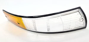 Right Hand Front Indicator Lens For Porsche 911 Clear Orange Black Rim 1969-74 - Picture 1 of 9