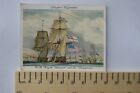 1936 Players Old Naval Prints No. 11 HM Frigate, Shannon & The Chesapeake 1813