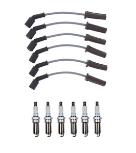 Denso Wire Set 7mm & 6 Platinum TT Spark Plug 0.04 Kit For Chevy GMC 4.3L V6 - Picture 1 of 1