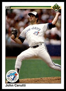 1990 Upper Deck #485 John Cerutti Toronto Blue Jays
