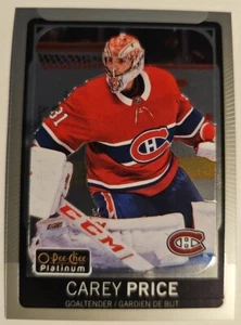 2021-22 O-PEE-CHEE PLATINUM PREVIEW #P-CP CAREY PRICE Montreal Canadians  - Picture 1 of 2