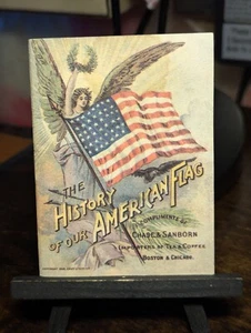 Chase & Sanborn Coffee The History of Our American Flag Book (1898 REPRODUCTION) - Picture 1 of 5