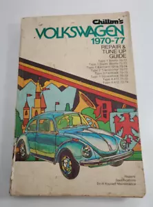 Chilton's Volkswagen 1970 -1977 Repair Tune-Up Guide Super Beetle Fast Squarebac - Picture 1 of 8