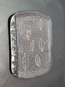 Inuit handgeschnitzt schwarz Speckstein Eskimo Schmuck Tablett Seife Fisch Butterdose? - Bild 1 von 6