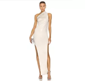RICK OWENS LILIES Sivaan Gown in Dove 38 - Picture 1 of 9