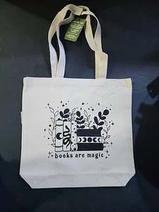 Books Are Magic Canvas Tote Bag - Picture 1 of 1