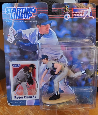 2000 STARTING LINEUP ROGER CLEMENS NEW YORK YANKEES-NOS-HASBRO-FREE USA SHIP Cover