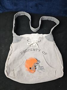 Cleveland Browns Football Sweatshirt Handbag By Little Earth Pro-FAN-ity USA