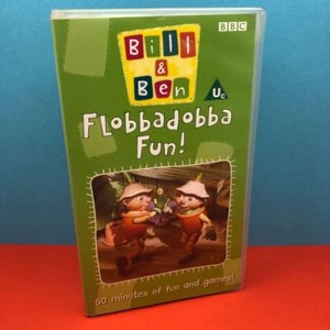 Vintage BBC Bill & Ben Flowerpot Men Flobbadobba Fun Video Tape VHS PAL UK 1990s - Picture 1 of 3