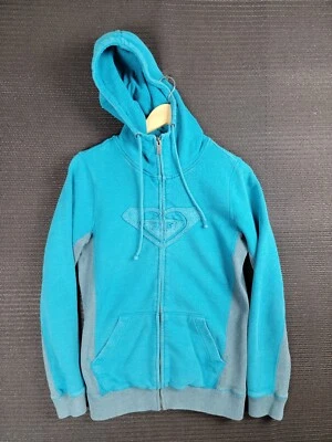 Roxy zip-up hoodie size medium hooded sweatshirt skate surf - Image 1 of 4