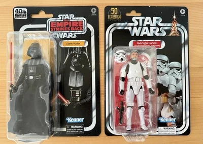 Darth Vader 40th & 50th George Lucas (Stormtrooper ) 6” - Image 1 of 2