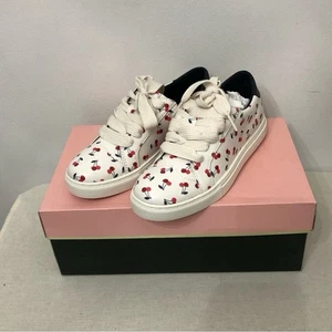 Kate Spade Athena Dancing Cherries Sneaker Shoes Size 6B Casual MSRP $129.00 - Picture 1 of 12