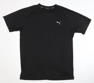 Puma Men's Black Athletic T-Shirt M - Gym & Training - Picture 1 of 12